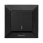 Вимикач прохідний чорний Panasonic Arkedia Slim швидкий монтаж