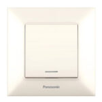 Выключатель с подсветкой Panasonic Arkedia Slim кремовый