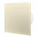 Побутовий витяжний вентилятор осьовий 120 мм айворі OSTVENT ART GLASS 120S 012-0012