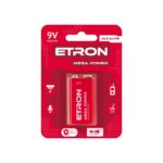 Крона батарейка 9V ETRON Mega Power 6LR61 1 шт/блістер