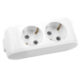 Колодка 2 розетки з заземленням Panasonic X-tendia WLTB04202GR-UA
