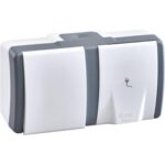 Вимикач вуличний з розеткою без з/к Mono Еlectric OCTANS IP54