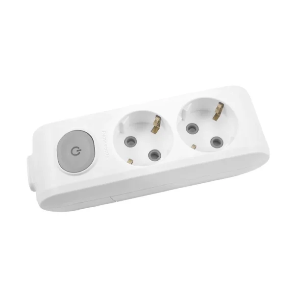 Колодка 2 гнізда з вимикачем Panasonic X-tendia з заземленням WLTA04202GR-UA