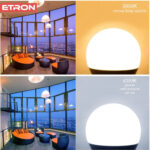LED лампа ETRON 6W E27 G45 3000K тепле світло (1-ELP-045) - Зображення 3