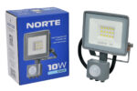 Прожектор с датчиком движения 10 Вт IP65 6500K NORTE 1-NSP-1221 — изображение 7