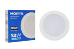 Точковий світильник врізний 12W IP44 NORTE Downlight 1-NDP-1606 5000K круглий