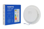 Точковий світильник врізний 12W IP44 NORTE Downlight 1-NDP-1606 5000K круглий - Зображення 3