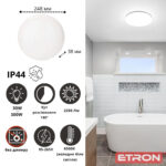 LED світильник ETRON 30W 6500К IP44 накладний 1-EIP-935 - Зображення 2