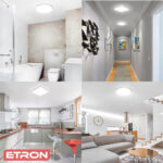 LED світильник накладний 20W 6500K IP44 95-265V ETRON 1-EIP-933 - Зображення 4