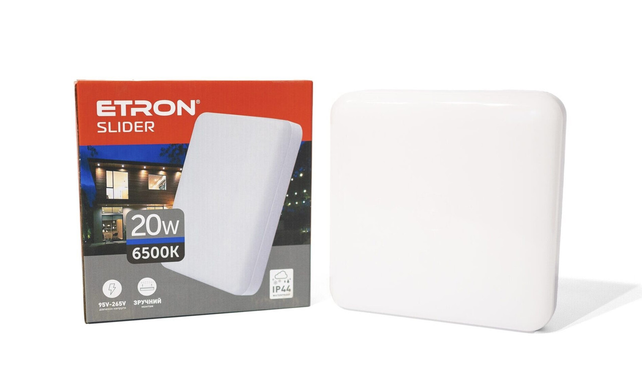 6311028389_led-svetilnik-nakladnoj.jpg LED светильник ETRON 20W 6500K IP44 накладной 1-EIP-973 — изображение 1