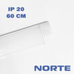 Лінійний світильник 60 см 18W 6500К ІР20 NORTE 1-NLP-1302 LED - Зображення 6