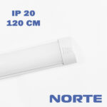 Лінійний світильник 120 см 36W 6500К ІР20 NORTE 1-NLP-1322 - Зображення 3