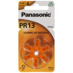Батарейки для слухових апаратів 13 PANASONIC PR 13 1х6 шт батарейки pr48