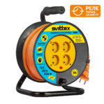 Подовжувач на котушці 30м SVITTEX 2х1, 5мм 16А 3680Вт SV-005-O