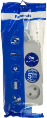 Подовжувач 3м 3 гнізда Panasonic X-tendia WLTB02332GR-UA - Зображення 4