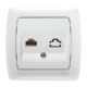 Розетка для інтернету Viko Carmen RJ-45 біла