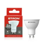 Світлодіодна лампа ETRON GU10 6W MR16 4000K 220V (1-ELP-848)