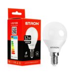 Світлодіодна лампа ETRON 12W E14 G45 4000K (1-ELP-838)
