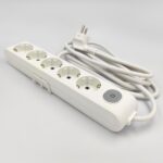 Подовжувач 5м 5 гнізд з вимикачем Panasonic X-tendia WLTA04552GR-UA - Зображення 3