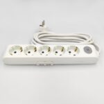 Подовжувач 5м 5 гнізд з вимикачем Panasonic X-tendia WLTA04552GR-UA - Зображення 4