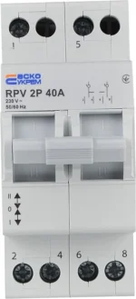Перемикач введення резерву ручний 2P 40A I-0-II RPV АСКО УКРЕМ A0010220005 - Зображення 2