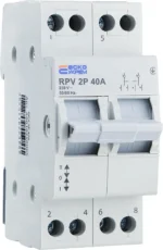 Перемикач введення резерву ручний 2P 40A I-0-II RPV АСКО УКРЕМ A0010220005 - Зображення 4
