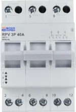 Перемикач введення резерву ручний 3P 40A І-0-ІІ RPV АСКО УКРЕМ A0010220010 - Зображення 2