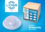 Світильник настінний Кришталь під лампу Е27 білий Loga - Зображення 2