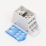 Розподільчий блок на DIN-рейку 160 А синій TAKEL 502632