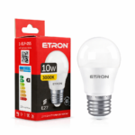 LED лампа ETRON 10W E27 G45 3000K тепле світло (1-ELP-055)
