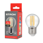 Філаментна LED лампа ETRON 2W E27 G45 3000K (1-EFP-199)