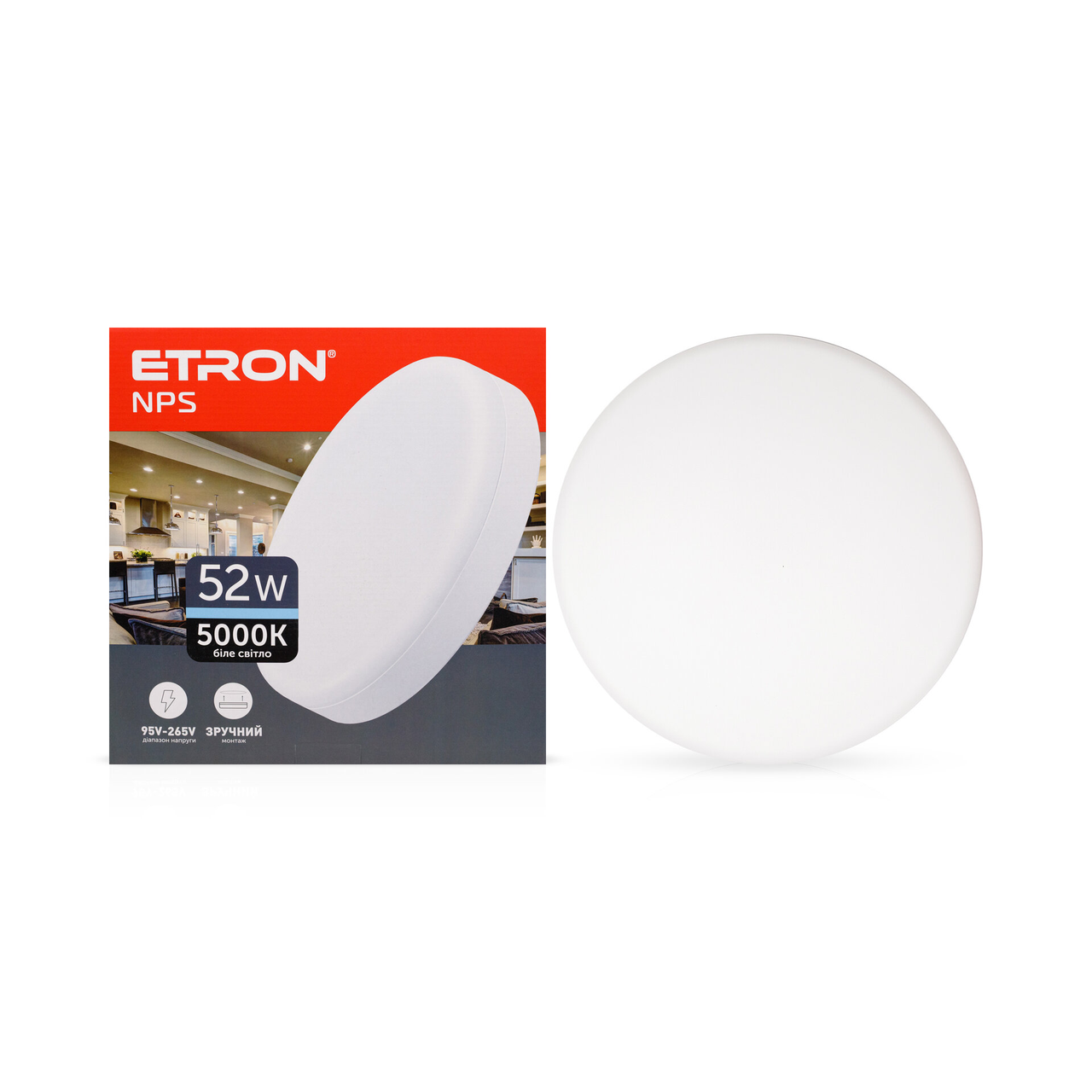 7066796258_led-svetilnik-52w.png LED светильник накладной 52W 5000K ETRON 1-EMP-739 (300×35 мм, белый) — изображение 1