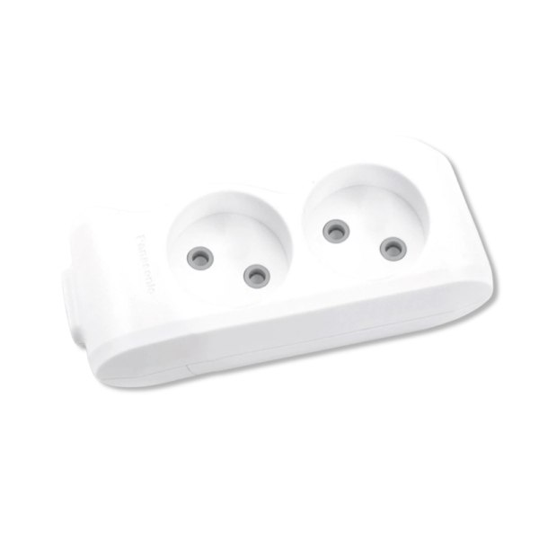 Колодка 2 гнізда Panasonic X-tendia без заземлення WLTB02202GR-UA