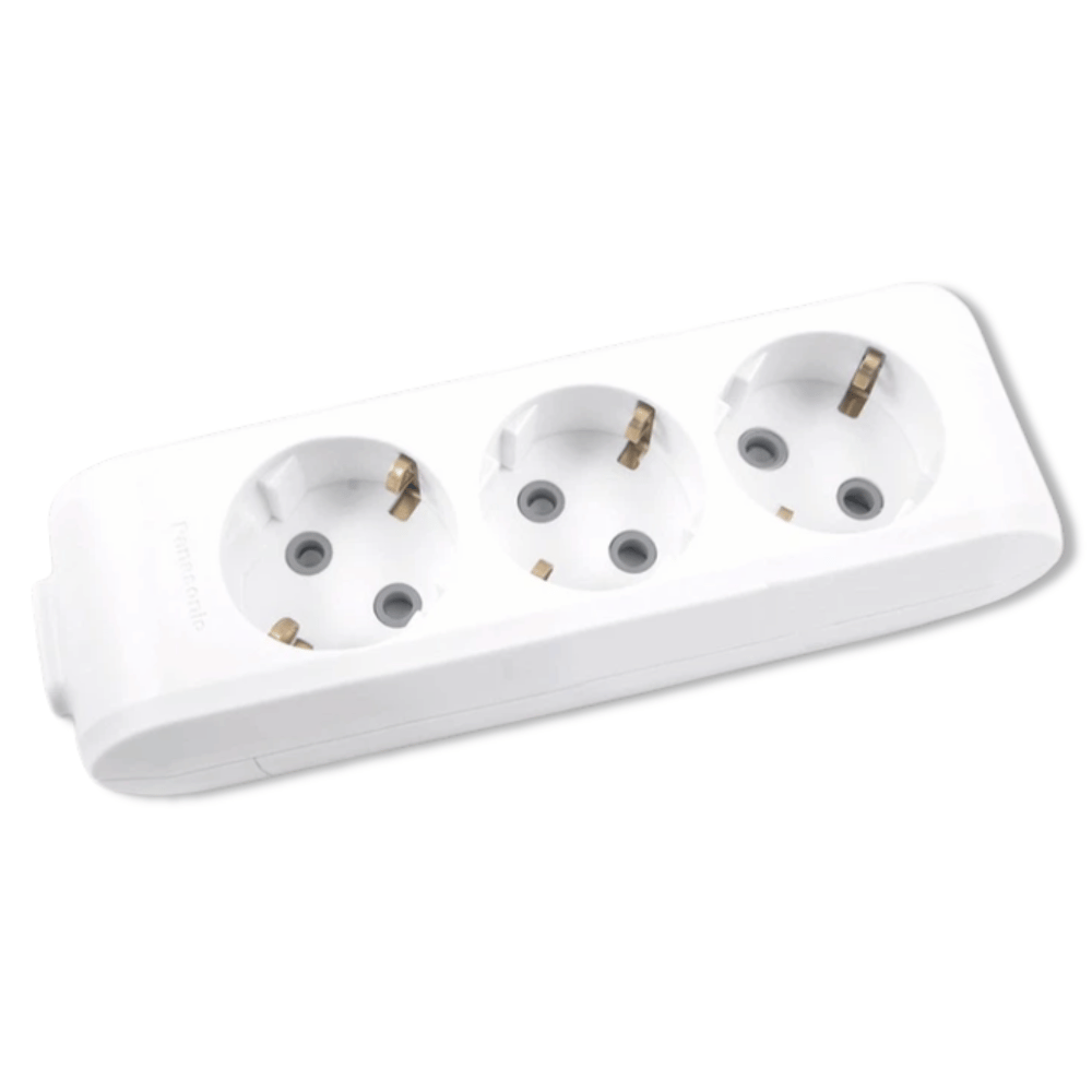 Колодка 3 гнезда с заземлением Panasonic X-tendia WLTB04302GR-UA Колодка 3 гнезда с заземлением Panasonic X-tendia WLTB04302GR-UA