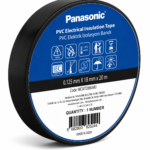 Ізоляційна стрічка ПВХ Panasonic 0.125х18мм 20м чорна