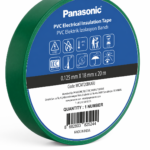Ізоляційна стрічка ПВХ Panasonic 0.125х18мм 20м зелена